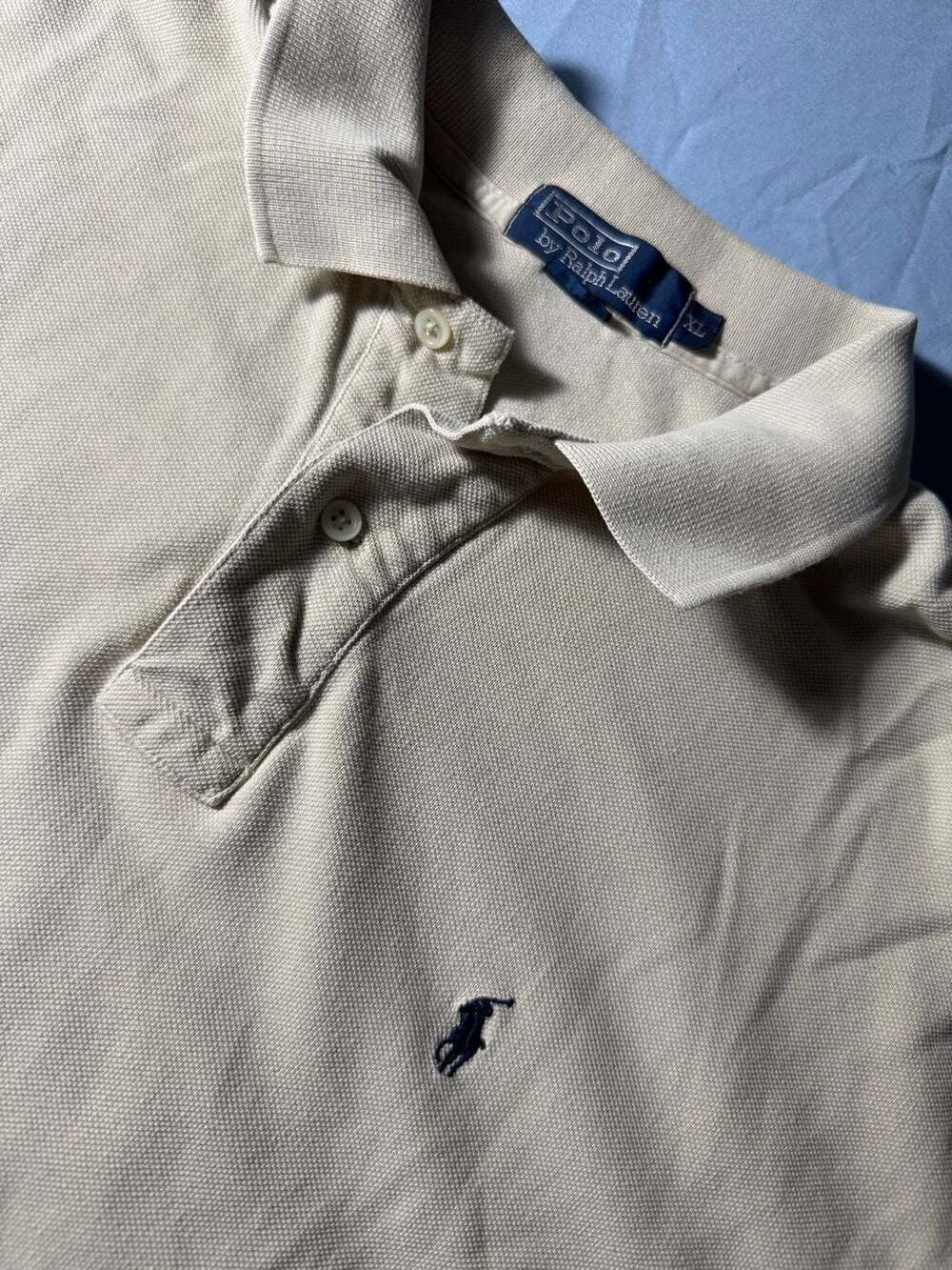 Polo Ralph Lauren Classic Fit Polo Shirt Size XL Beige